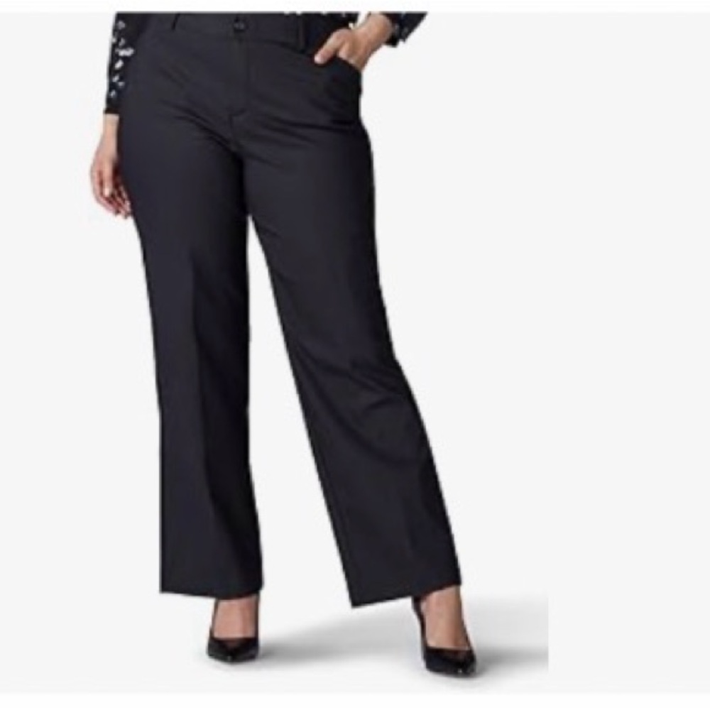 Lee Women's Classic Black Wide Leg Pants
